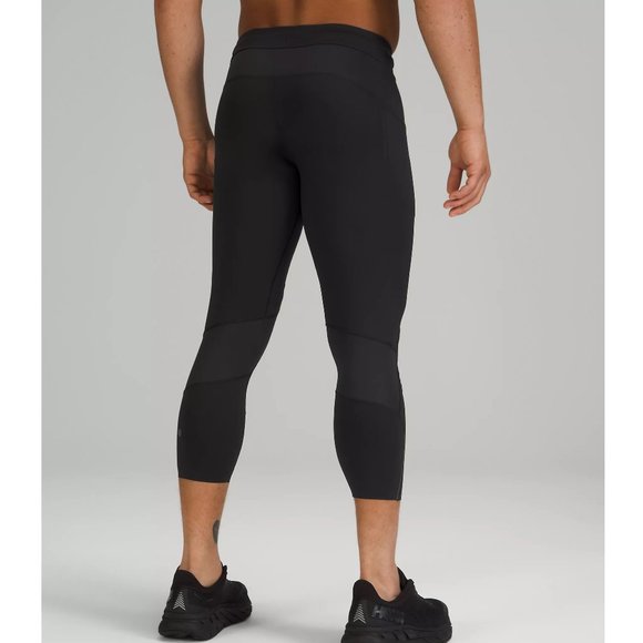 Lululemon Surge Tight 22" / Large / Black Nulux Run Mens - Picture 2 of 12